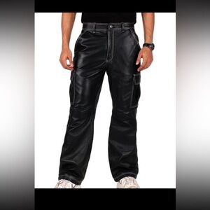Laverapelle Men's Genuine Lambskin Leather Pants size 30- 2504001